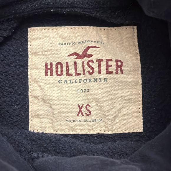 Hollister blue hoodie. - Picture 7 of 9